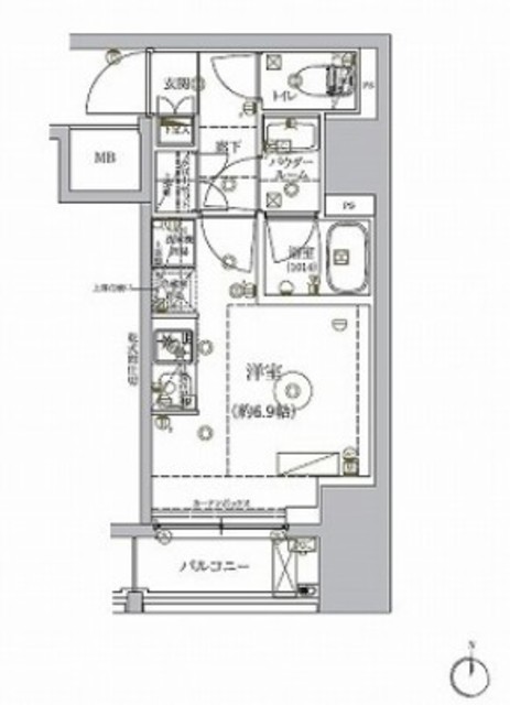 RELUXIA品川西大井の間取り