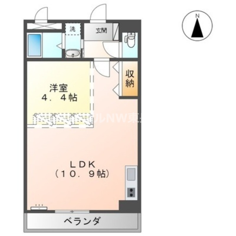 ロイヤルヒル岩松Iの間取り