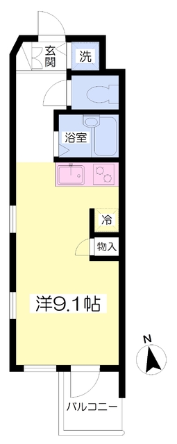 チェスターハウス目白の間取り