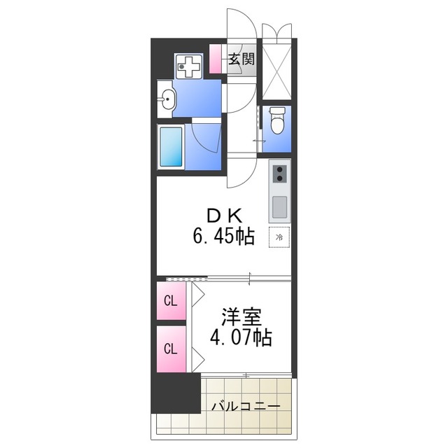 プレジオ布施EUROの間取り