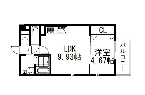 KTIレジデンス淀の間取り