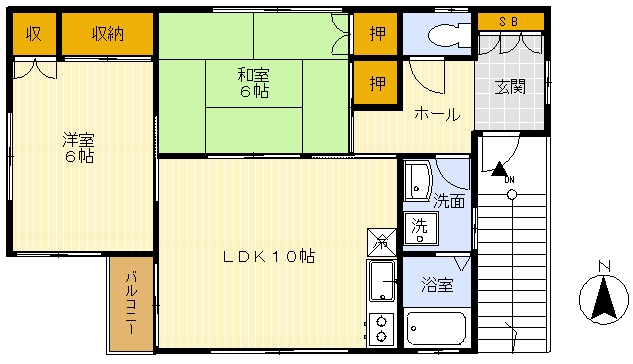 メゾンイーストの間取り