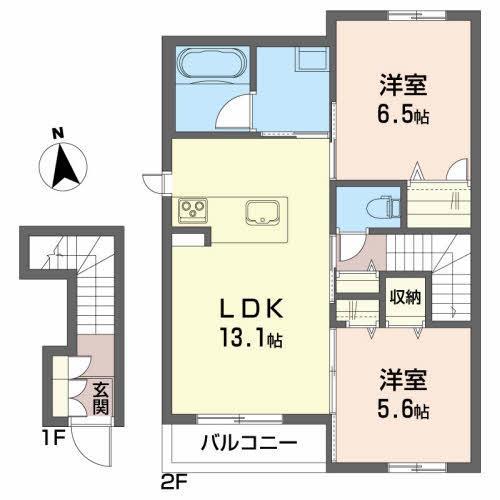 シャーメゾンプレマ　IIの間取り