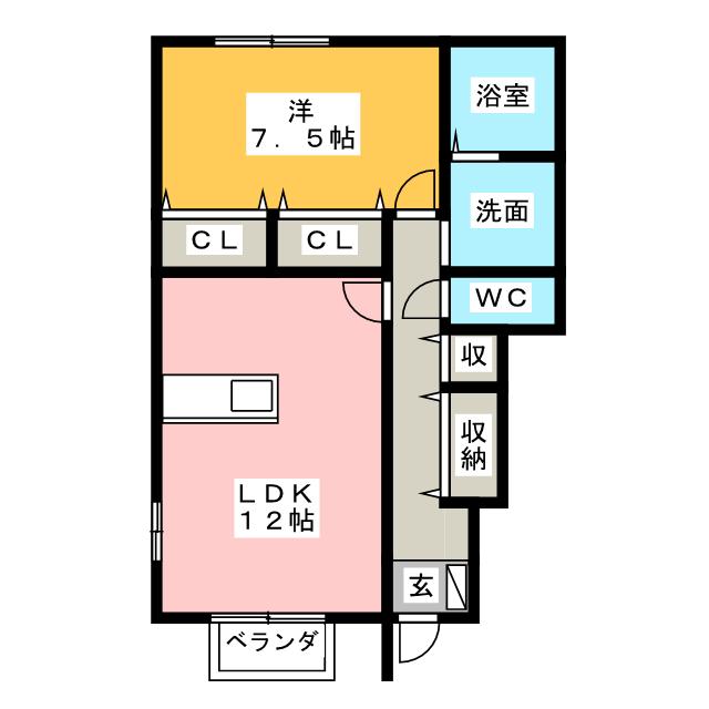 サニーコートの間取り