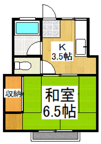 シェモア鶴ヶ島の間取り