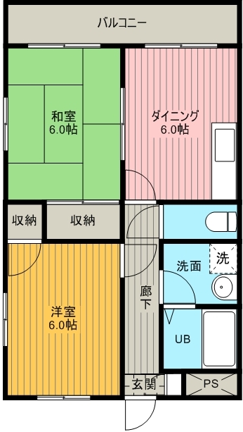 サニーハウスの間取り