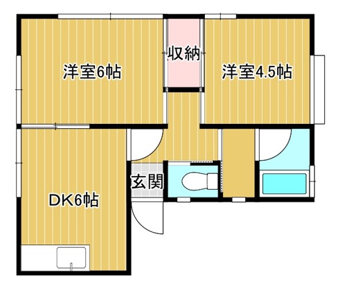 コーポ寿IIの間取り