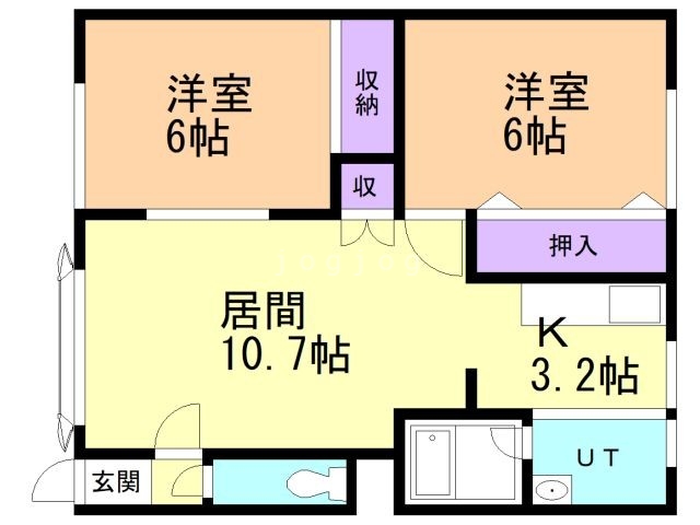 エポック７０９Ｃ棟の間取り