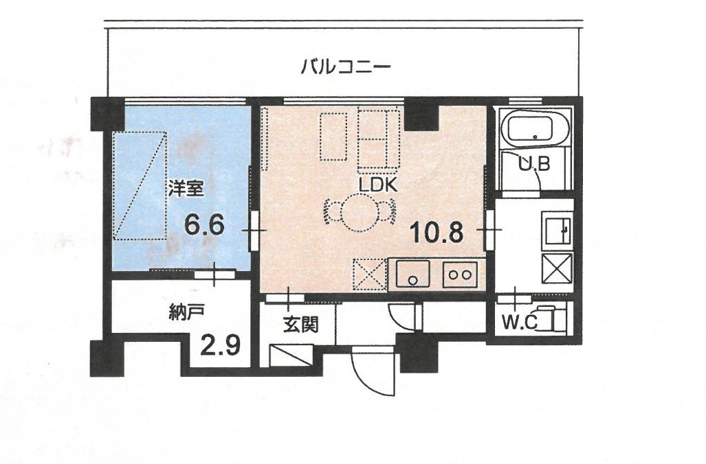 K　COURTの間取り