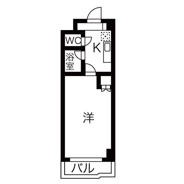 ハウザー高畑の間取り