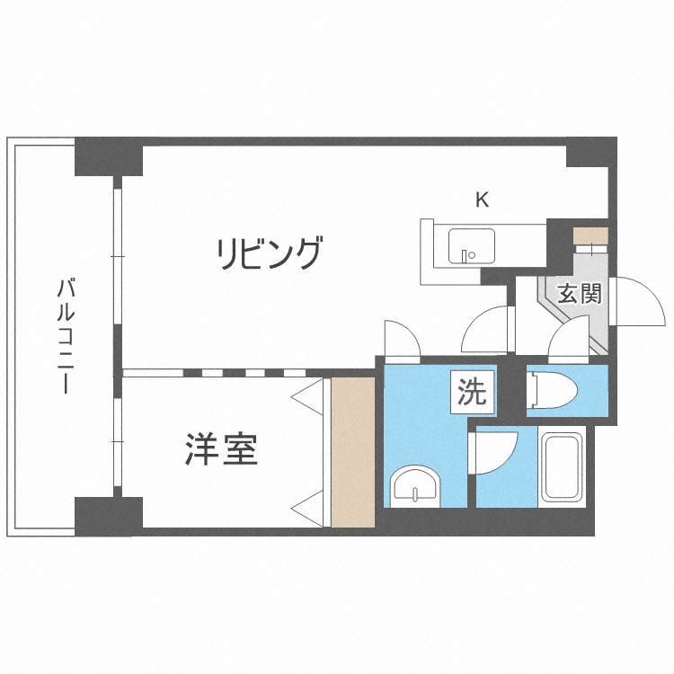 ビッグパレス中島公園の間取り