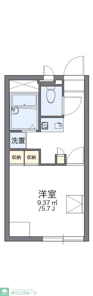 野田市鶴奉のアパートの間取り