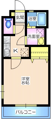 ペーパームーンの間取り