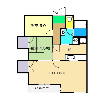 メイプル高須の間取り