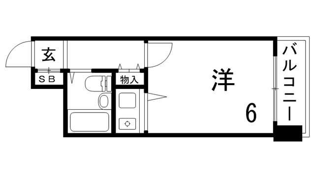 朝日プラザαポート神戸の間取り