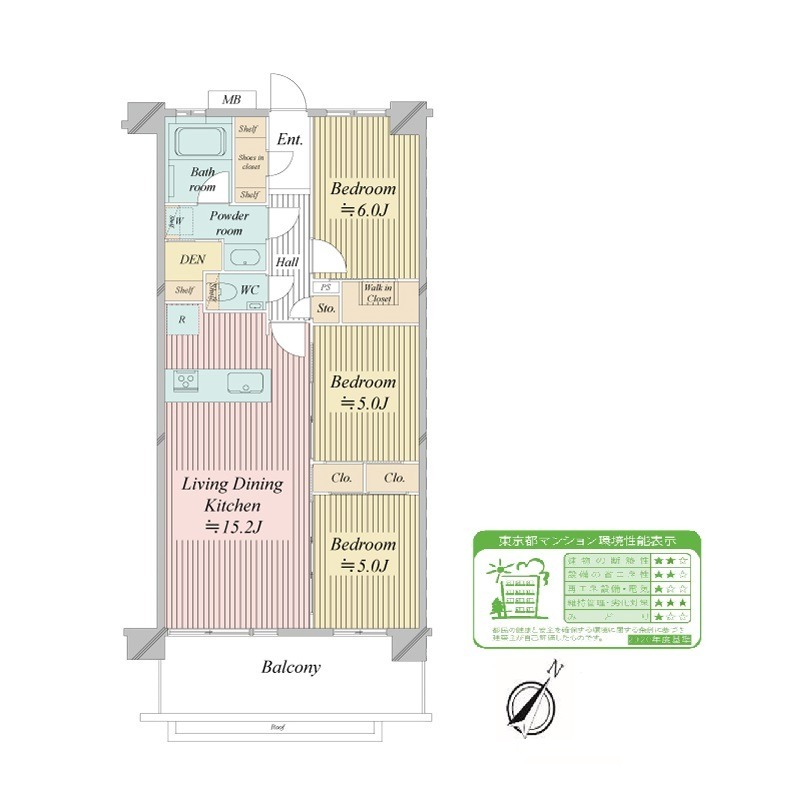 N-stage船堀の間取り