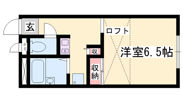 レオパレス昴の間取り