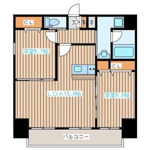 シティタワー二十人町の間取り