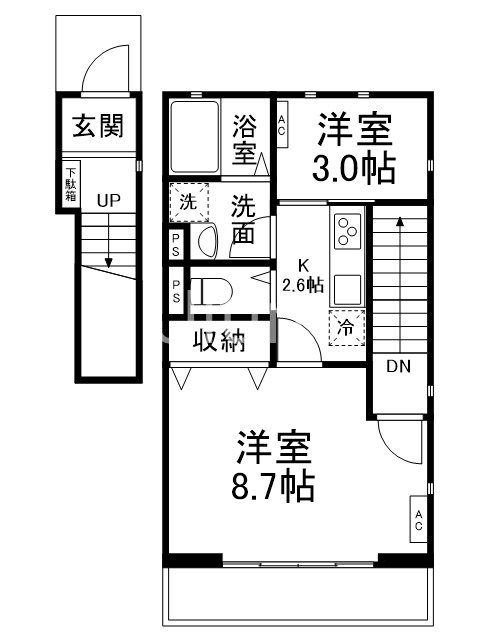 すみれマンションの間取り