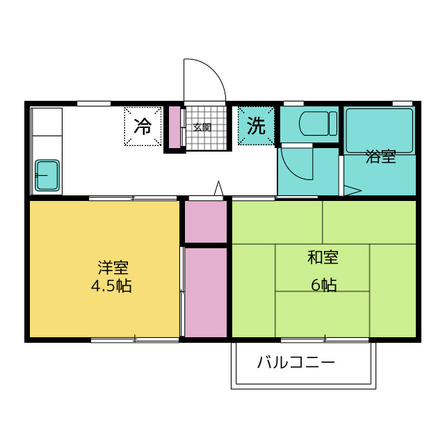 彦根ハイツの間取り