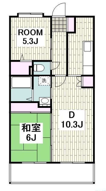 ハイム中里(ハイムナカザト)の間取り