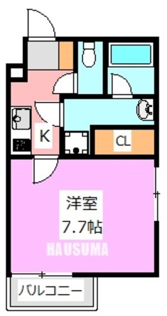 北区十条仲原のマンションの間取り