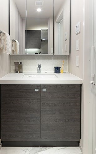 洗面設備　モデルルーム