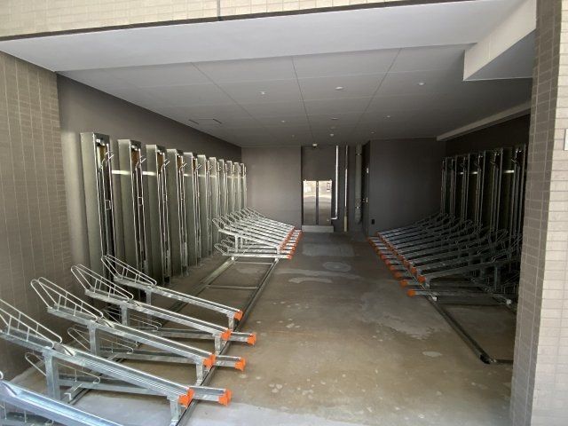 駐車場　駐輪場です