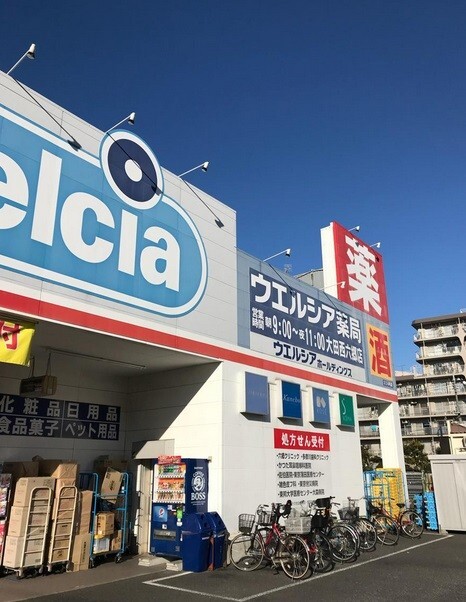 ドラックストア　ウエルシア薬局大田西六郷店（ドラッグストア）まで689m