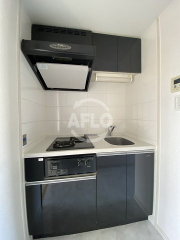 キッチン　S-RESIDENCE難波Viale　２口ガスシステムキッチ