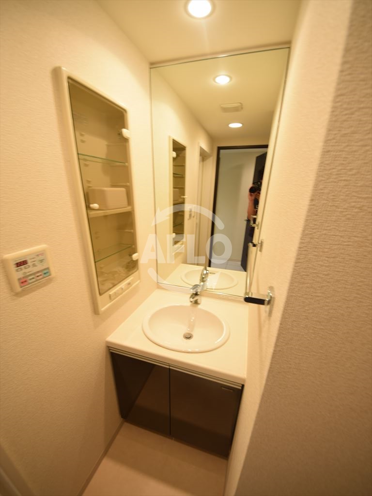 洗面設備　S-RESIDENCE難波Viale　洗面脱衣所