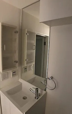 洗面設備　別タイプ部屋　参考写真です