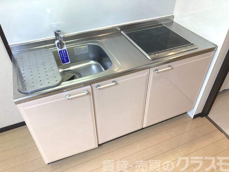 キッチン　２口ＩＨシステムキッチン♪