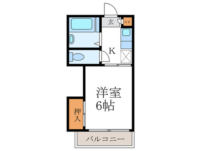 ハイツITOIの間取り写真