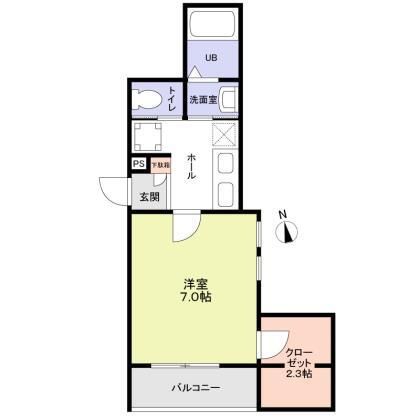 ジュネス東松戸の間取り写真
