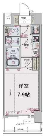 ディクス大阪城EASTレジデンスの間取り写真