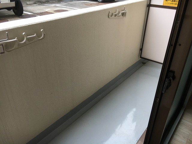 バルコニー　落ち着いた時間を過ごせるバルコニーです