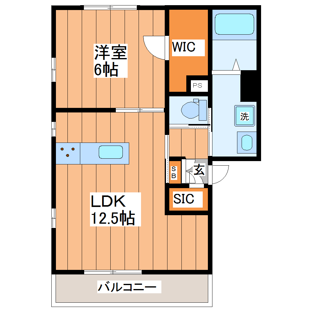 シャーメゾンSAKURAの間取り写真
