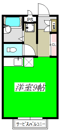 イーリス2の間取り