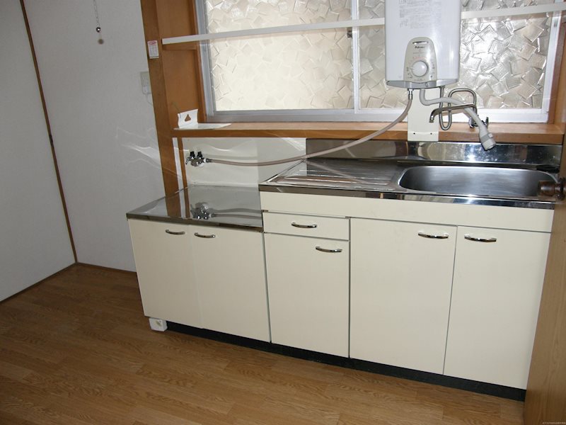 キッチン　窓が大きくて明るい♪