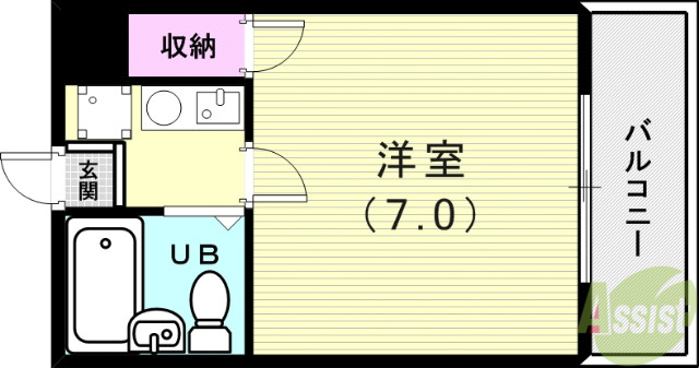 【神戸市西区大津和のマンションの間取り】