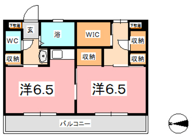 浅口市金光町占見新田のアパートの間取り