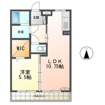 マノワール十六田の間取り