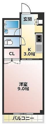 高知市井口町のマンションの間取り