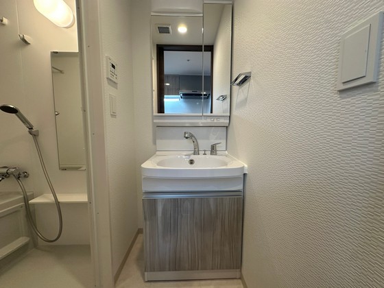 洗面設備　※別号室の写真です。