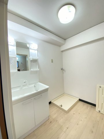 洗面設備　別部屋反転間取りの参考写真となります。