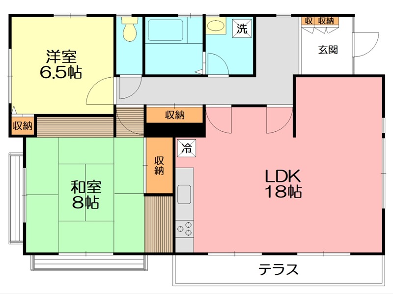 ハイム今是の間取り