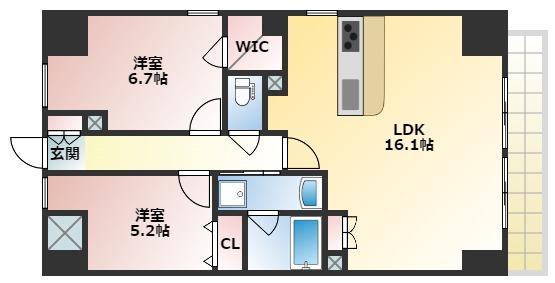 アーバネックス豊中の間取り