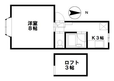 ソシアルハイツＭの間取り