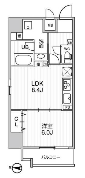 ＲＯＯＴｓ　Ｋｉｋｕｋａｗａの間取り